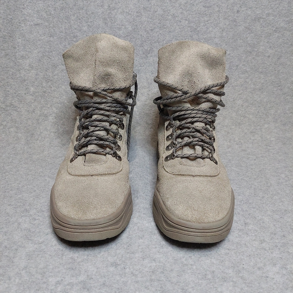Steve Madden Mojave High Top Combat Boot Sneaker Gray Sz 9M